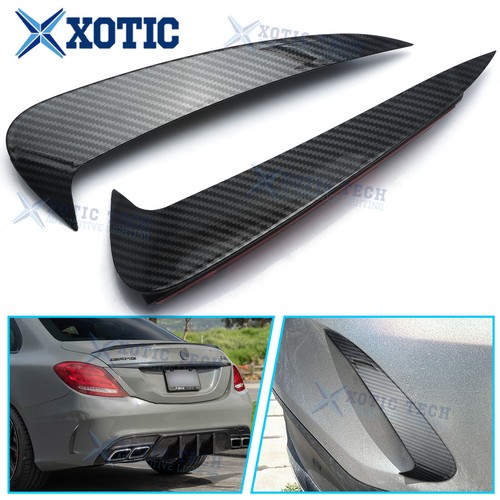 Carbon fiber rear vent spoiler - carbon,
